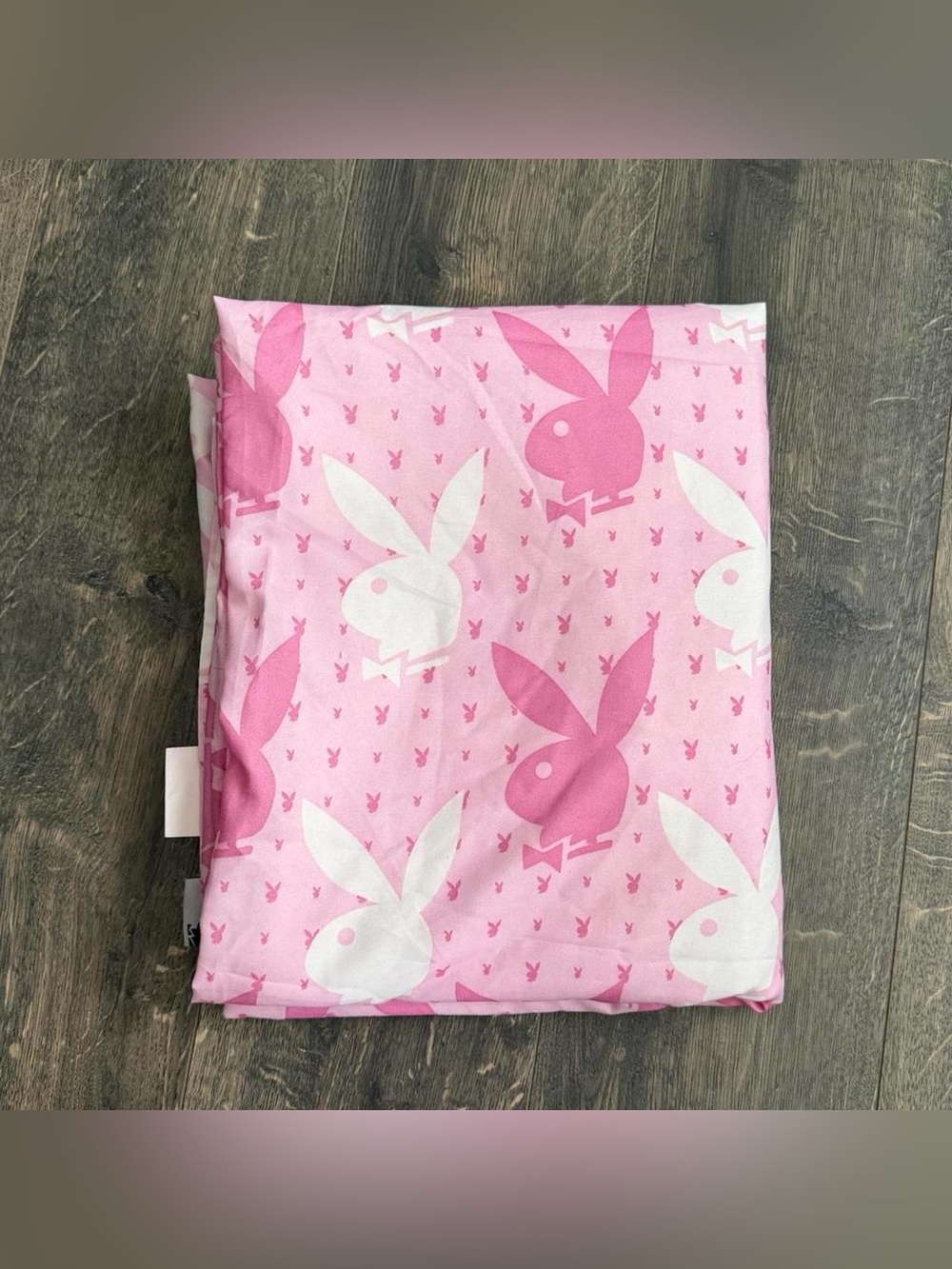 Playboy monogram flat sheet